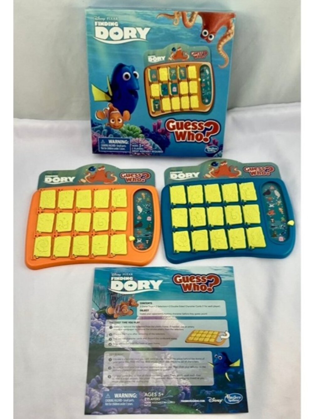 2015 Finding Dory Guess Who Game by Hasbro Complete Great Condition